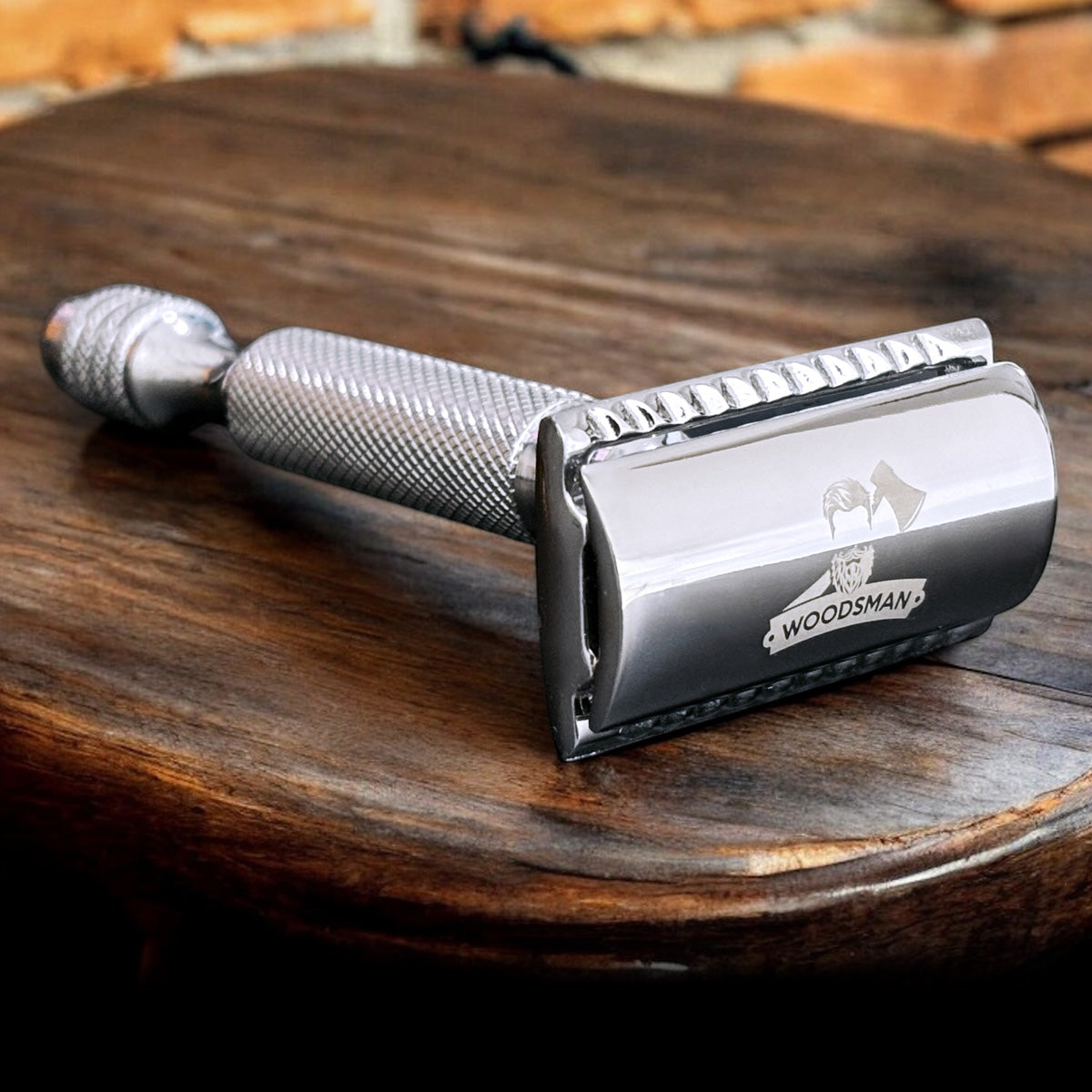 Rastrillo de Seguridad Mariposa de Acero Inoxidable para Navajas Desechables