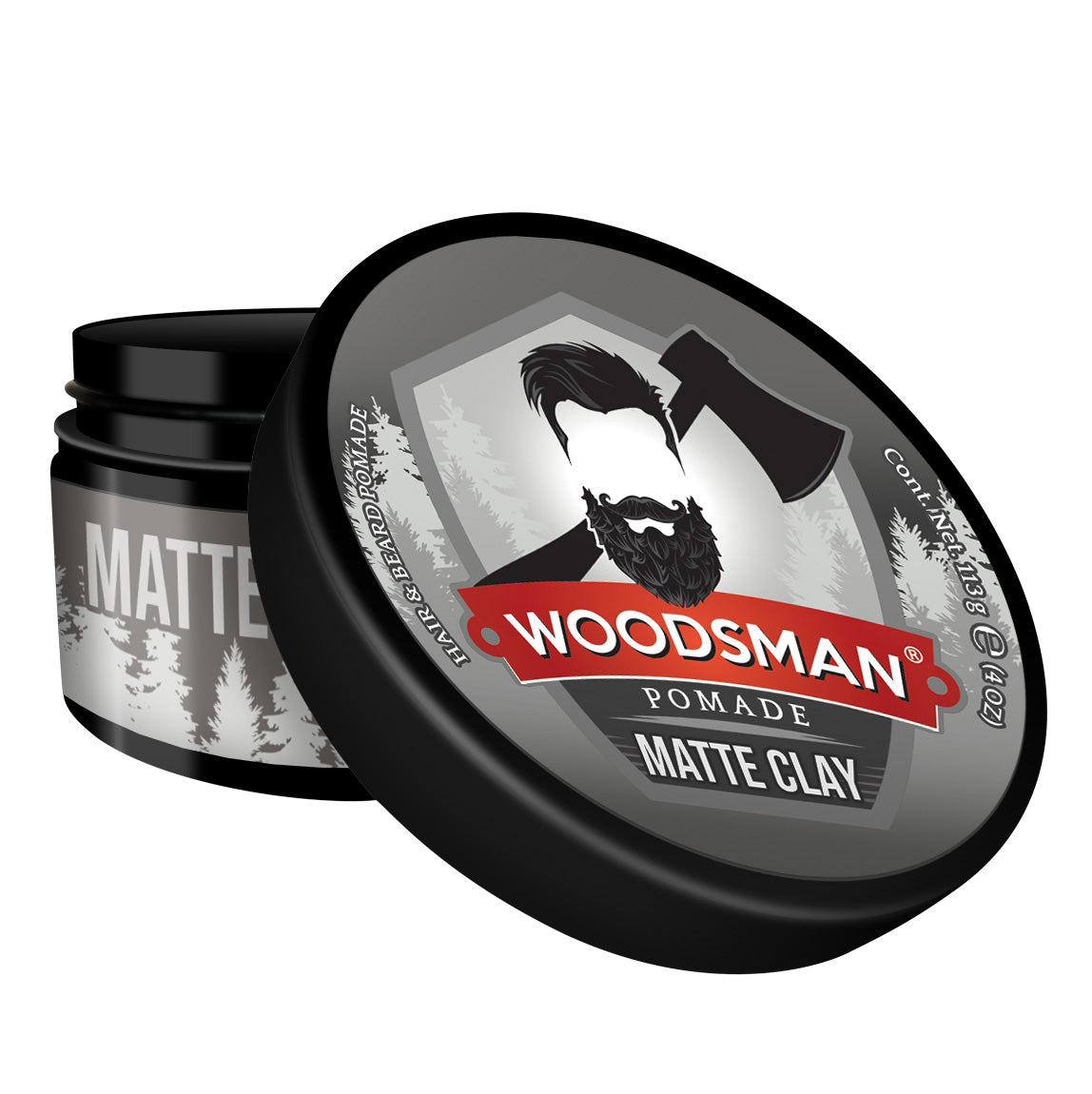 Pomada para Cabello y Barba Matte Clay 113g (4oz)
