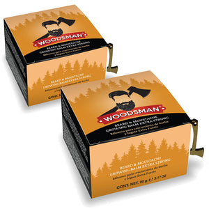 Kit 2 Bálsamos De Crecimiento Para Barba Y Bigote Extra Fuerte (90g c.u.)