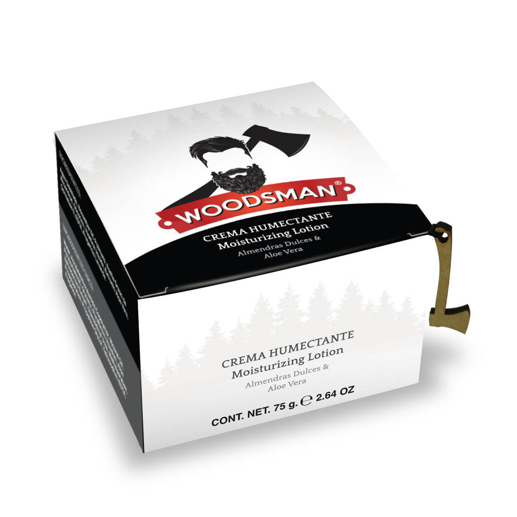 Crema Humectante Woodsman Acondicionada Con Aloe Vera (75gr)