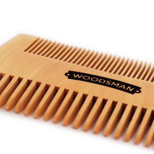 Kit De Cepillo y Peine para Barba y Cabello de Madera y Cerdas Naturales de Jabalí