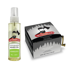 Woodsman Cera Y Aceite Para Barba y Bigote (A Elegir)