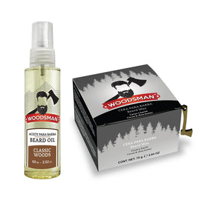 Woodsman Cera Y Aceite Para Barba y Bigote (A Elegir)