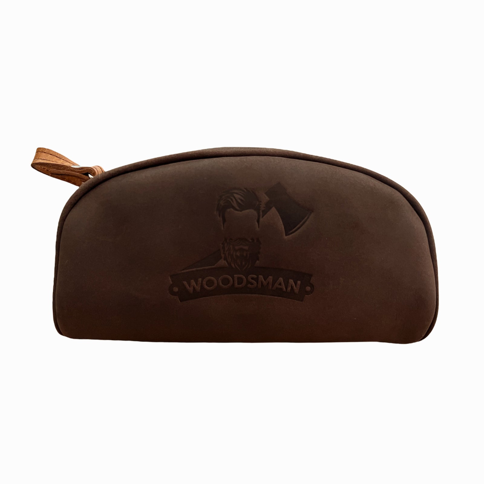 Neceser de Viaje en Color Café Cacao en Piel Genuina.