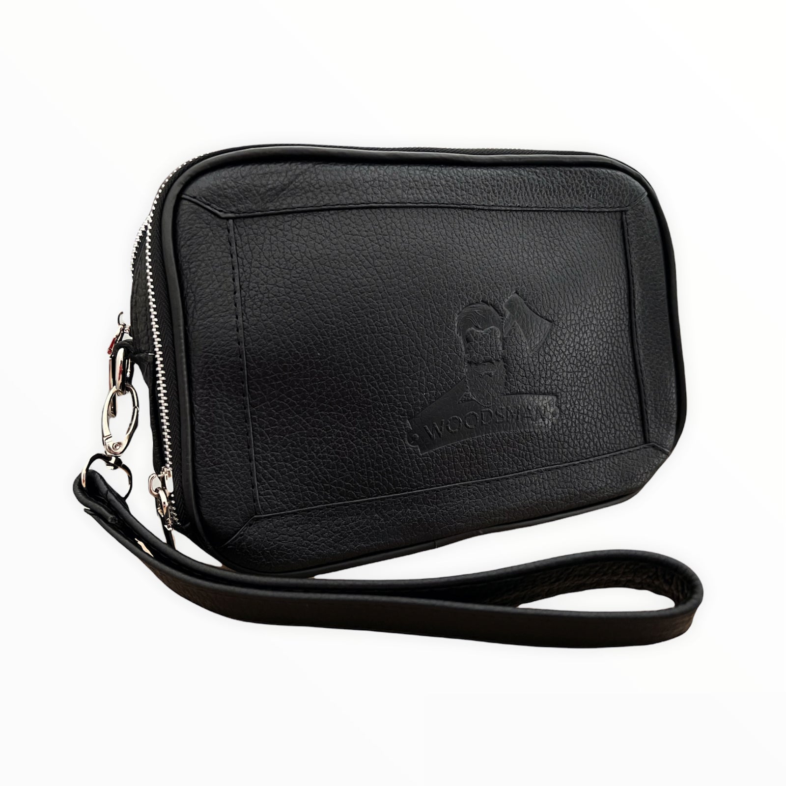 Neceser / Estuche de Viaje Ejecutivo en Color Negro en Piel Genuina.